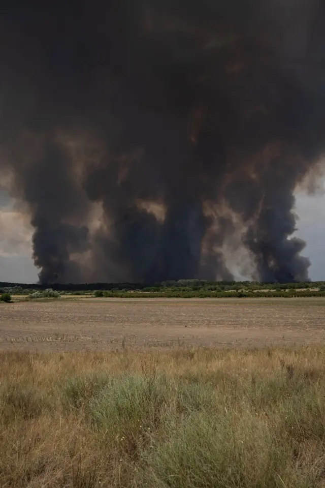 požari u srbiji, požar u deliblatskoj peščari, gašenje požara