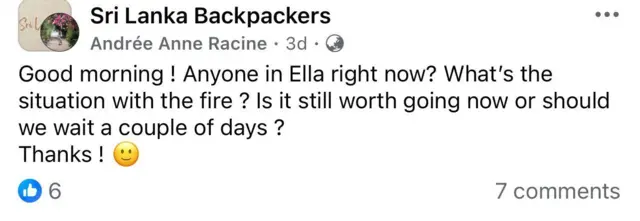 ඇල්ල රොක් ගින්න පිළිබඳව සංචාරකයින් තොරතුරු විමසා තිබු ආකාරය