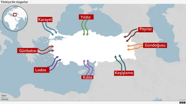 Türkiye'den esen rüzgarlar