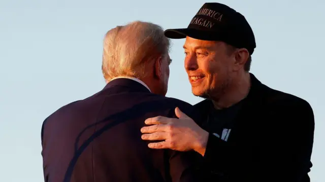 डोनाल्ड ट्रंप और एलन मस्क