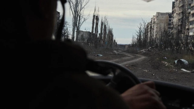 Une scène de Vuhledar en août