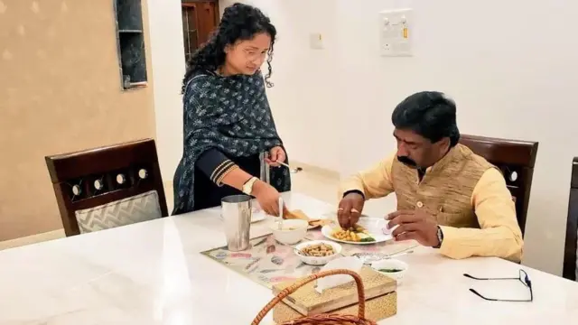 हेमंत सोरेन और कल्पना सोरेन 