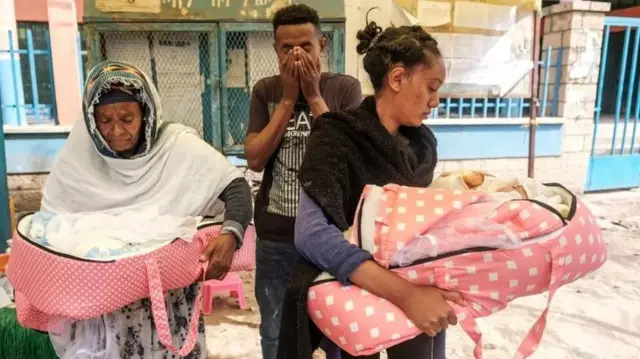 Une famille du Tigré.