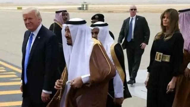 Tiraamp Pirezidaantii ta'uun wayita filtametti imala jalqabaa gara Sa'udii Arabiyaatti taasisan