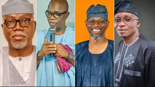 Mẹrin ninu awọn oludije ipo gomina ipinlẹ Ondo.