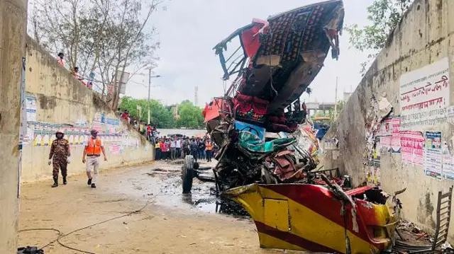 ১৯শে মার্চ, ২০২৩ এ মাদারীপুরে একটি বাস দুর্ঘটনা