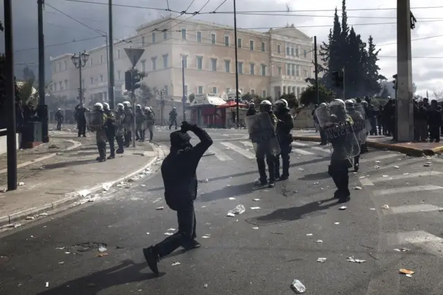 грчка, атина, нереди у атини, протест у Грчкој