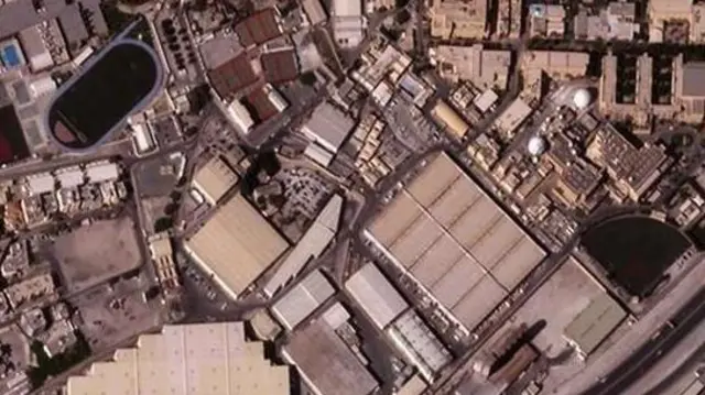 ਜੰਗ ਤੋਂ ਪਹਿਲਾਂ ਬਹਿਰੀਨ ਸਥਿਤ ਅਮਰੀਕੀ ਫੌਜੀ ਨੇਵੀ ਅੱਡੇ ਦੀ ਸੈਟੇਲਾਈਟ ਤਸਵੀਰ 