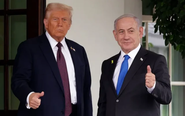 ਡੌਨਲਡ ਟਰੰਪ - ਬਿਨਯਾਮਿਨ ਨੇਤਨਯਾਹੂ