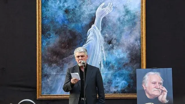 مراسم تشییع محمود فرشچیان در اصفهان