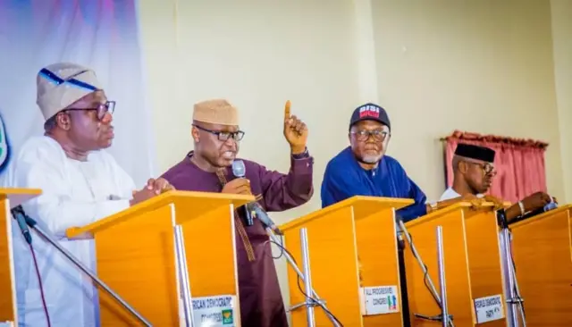 Ụfọdụ ndị na-azọ ọkwa gọvanọ n'Ekiti Steeti