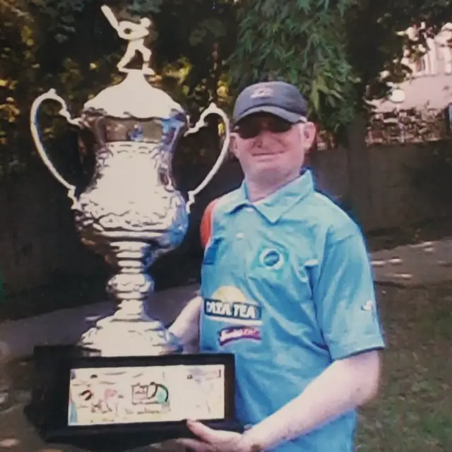 વર્લ્ડકપ સાથે વિકાસ પટેલની તસવીર