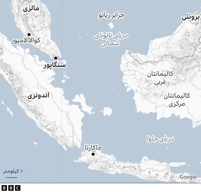 نقشه اندونزی