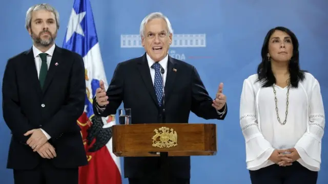 Piñera durante discurso