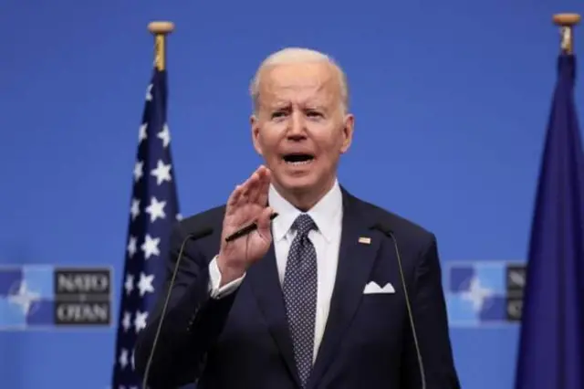 Biden ageza ijambo ku nama y'i Bruxelles