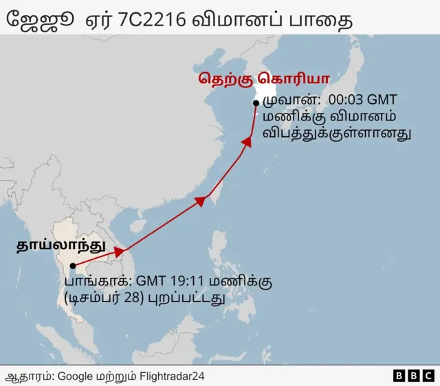 தென் கொரிய விமான விபத்து