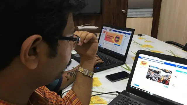 सोशल मीडिया पर मराठा आंदोलन