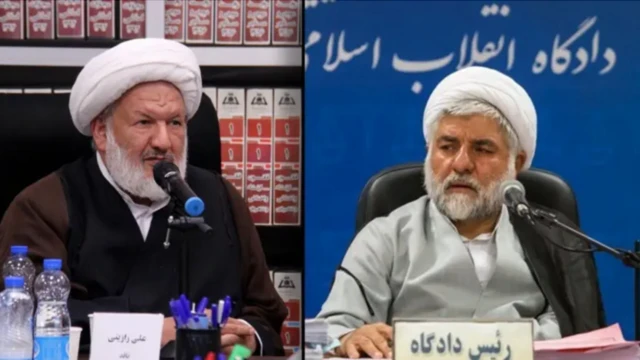 محمد مقیسه (راست) و علی رازینی (چپ)