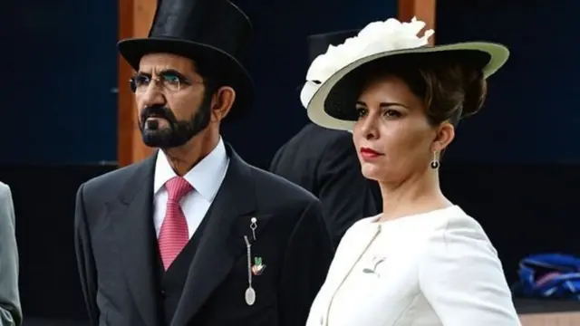 राजकुमारी हया शेख़ मोहम्मद के साथ