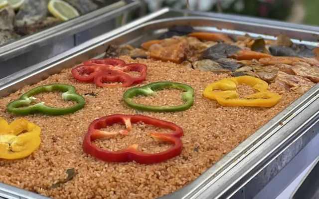 Des plats de mariage