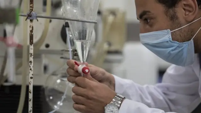 Una prueba de laboratorio farmacológico