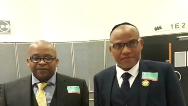 Uche Mefor na Nnamdi Kanu