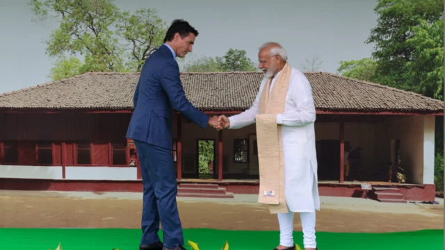 जस्टिन ट्रूडो और मोदी