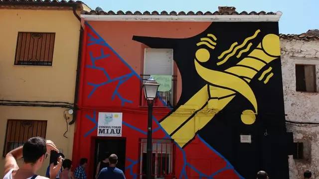 Vivienda con pintura