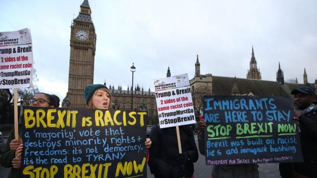 протест против "брексита" в Лондоне