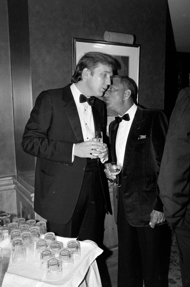 Donald Trump y Roy Cohn