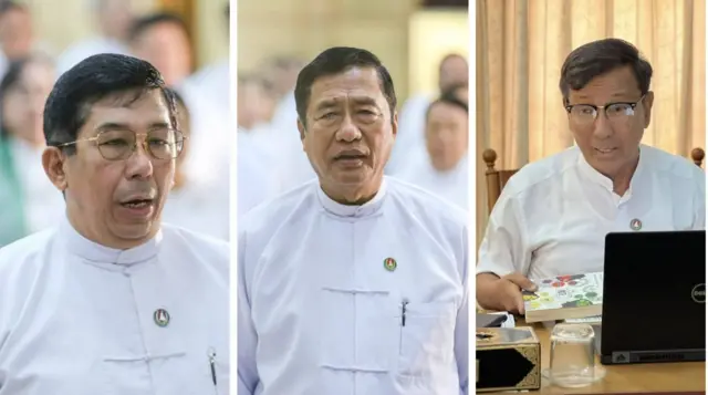 ကြံ့ခိုင်ရေးပါတီဝင်ကနေ ဝန်ကြီးတွေဖြစ်လာကြတဲ့ ဦးမျိုးဇော်သိမ်း၊ ဦးမောင်မြင့်နဲ့ ဒေါက်တာမောင်သင်း