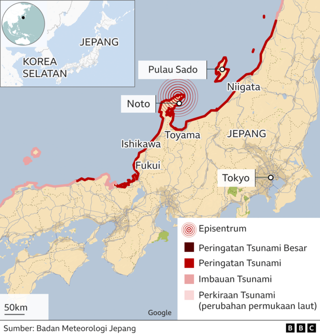 peta tsunami 
