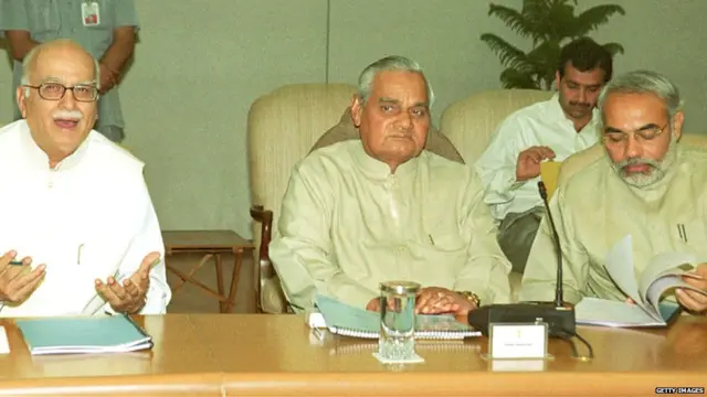 MODI, VAJPAYEE, ADVANI