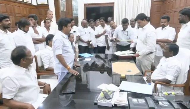 CV Shanmugam, Speaker, ADMK, TVK
