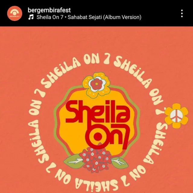 Postingan akun Instagram @bergembirafest yang berjanji akan menghadirkan band Sheila On 7 sebelum akun tersebut menghilang