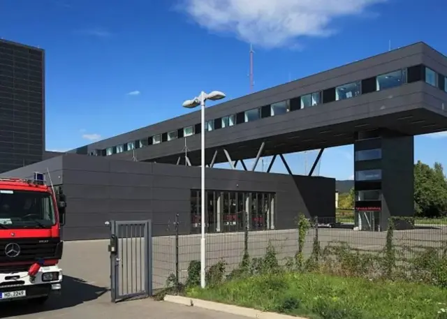 Caserne de pompiers en Allemagne