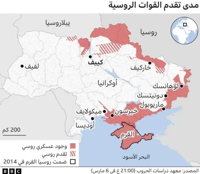 خريطة أوكرانيا