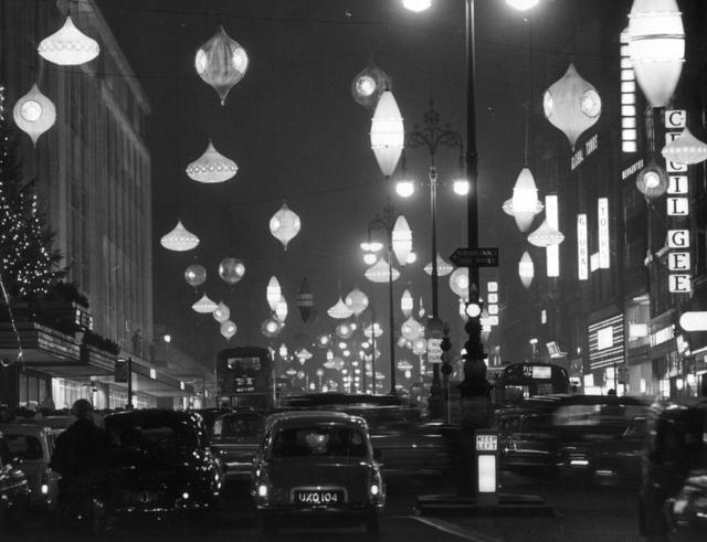 1961年聖誕彩燈——牛津街