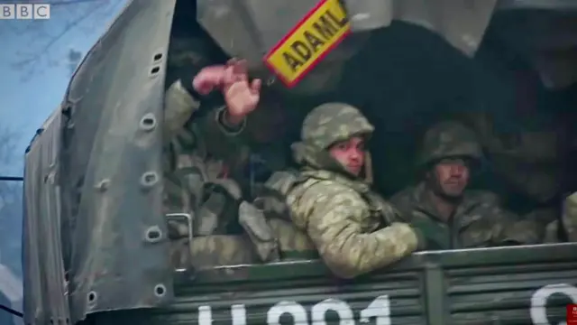 Əsgərlər Azərbaycan Kəlbəcər