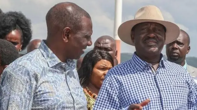 William Ruto na Raila Odinga