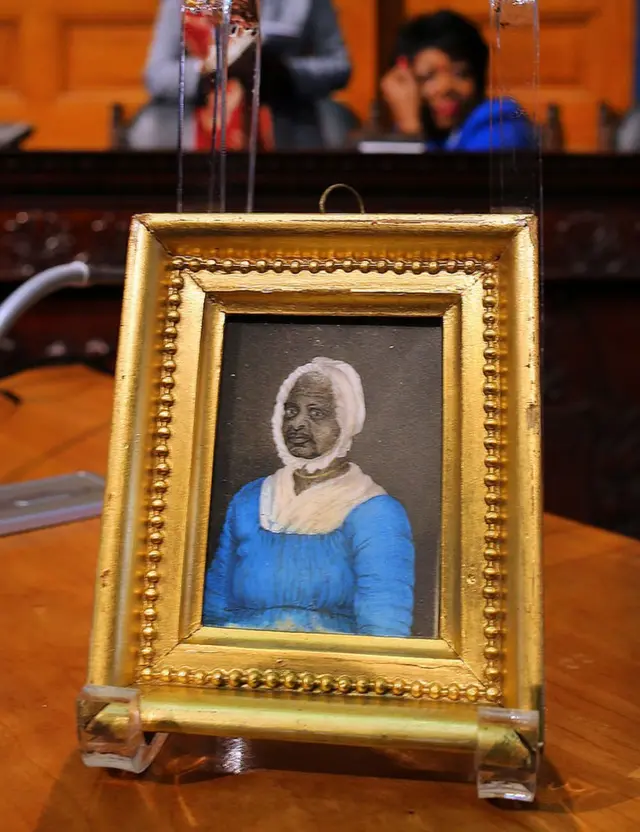 Retrato de Elizabeth Freeman en la Cámara de Representantes en 2014.