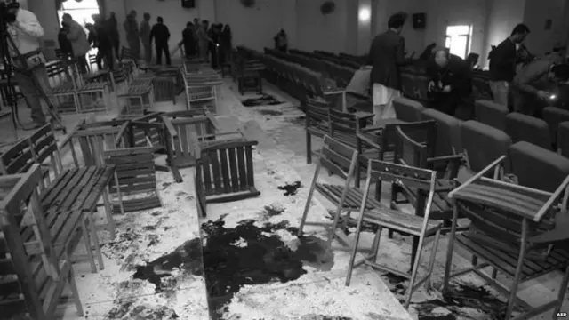 पेशावर आर्मी स्कूल पर हमले की तस्वीर