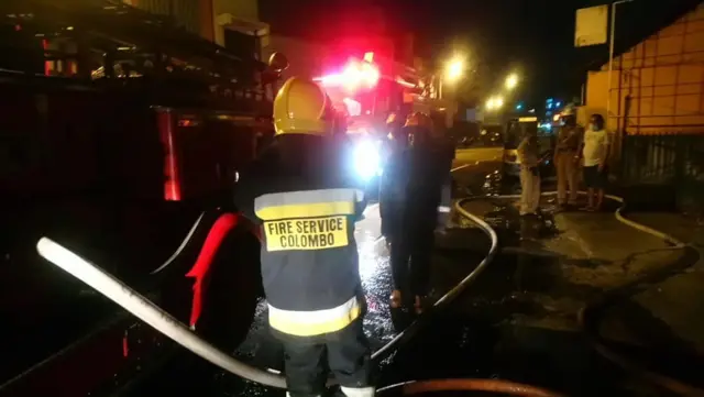 Firefighter in Colombo