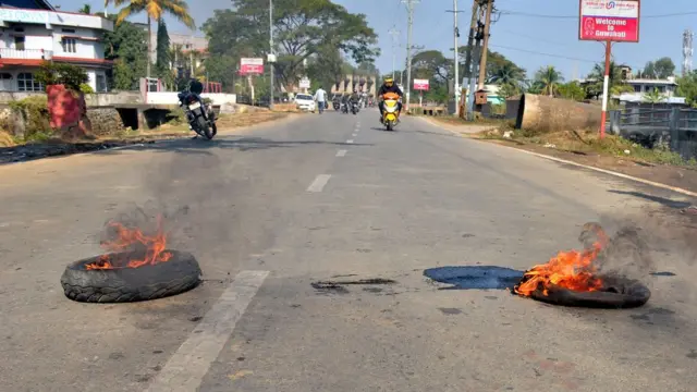 बंद का असर