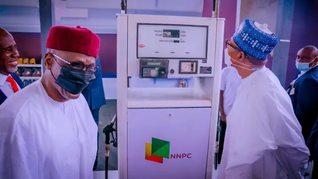 Buhari da Mele Kyari 
