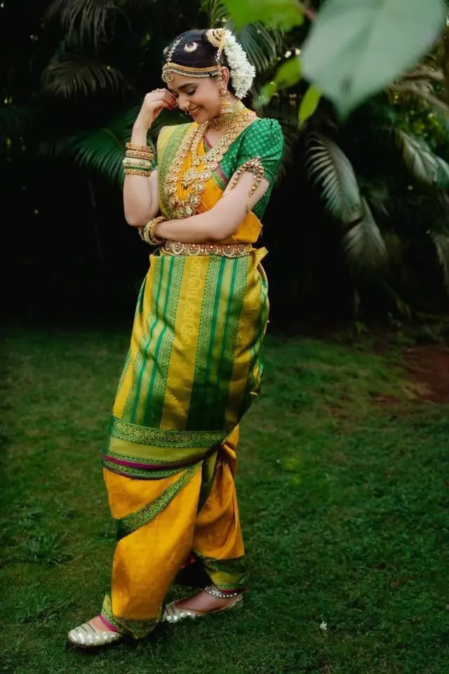 साड़ी बांधने का तरीका मदिसरु (मदीसार)