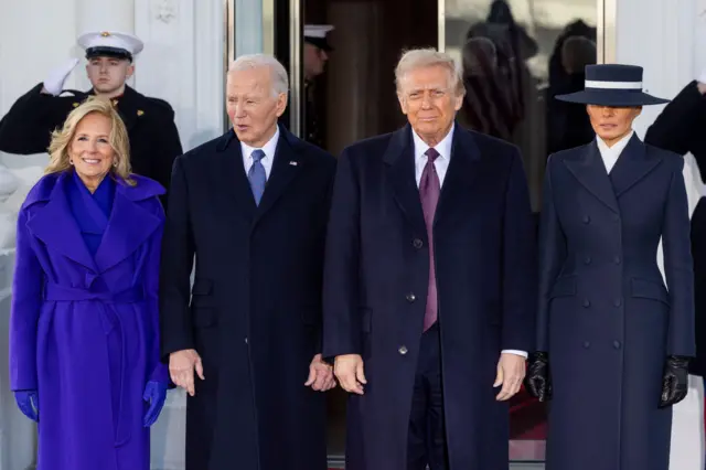 Jill Biden, Joe Biden, Donald Trump, Melania Trump