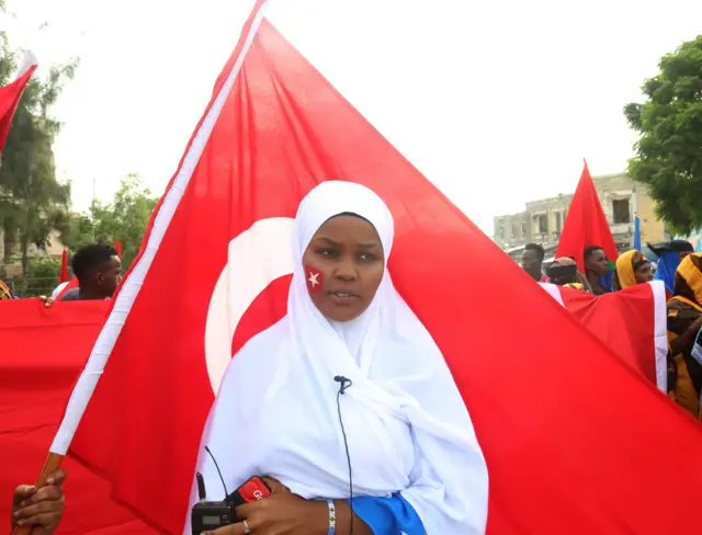 Dabaal dagyo ka dhacay Soomaaliya xili Madaxweynaha Turkiga uu hogaaminayay doorashada
