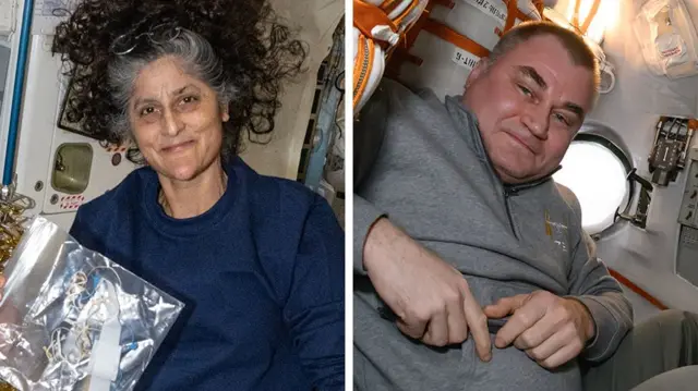 नासाचे अंतराळवीर सुनीता विल्यम्स आणि बुच विल्मोर