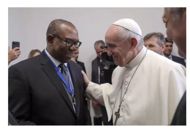 Peter Obi na Popu Francis